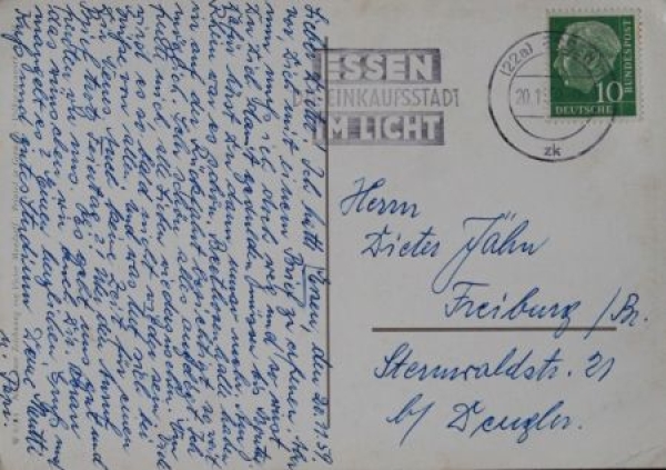 Volkswagen T1 Sambabus 1959 Factory-Postcard Victor Mundorff (8529)